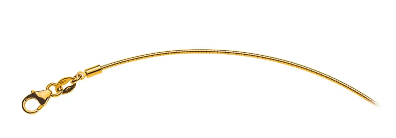 Collier Omega Gelbgold 750 ca. 1.0 mm