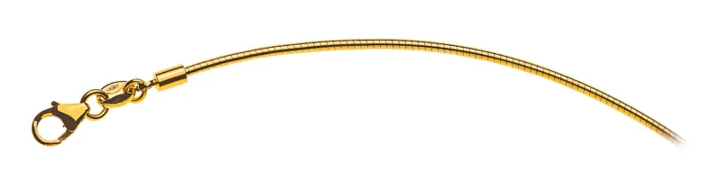 Collier Omega Gelbgold 750 ca. 1.4 mm