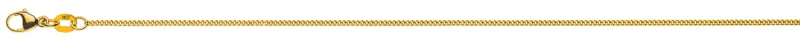 Collier Panzerkette Geschliffen Gelbgold 585 ca. 1.4 mm