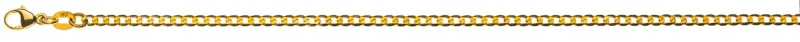 Armband Panzer extraflach diamantiert Gelbgold 750 ca. 2.4mm