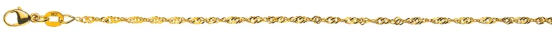 Collier Singapur Gelbgold 750 ca. 1.9mm