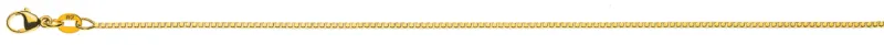Collier Venezianer diamantiert Gelbgold 375 1.1mm