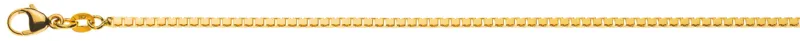 Collier Venezianer diamantiert Gelbgold 750 ca. 1.9mm