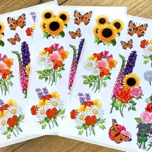 Aufkleber Sticker Blumen Herma 3Bl 3369