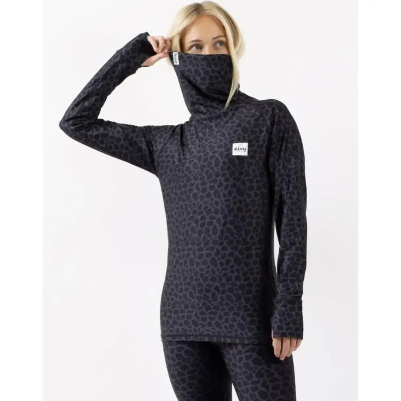 Eivy Icecold Top Black Leopard Damen-Funktionsshirt-Nitrobags-Shop