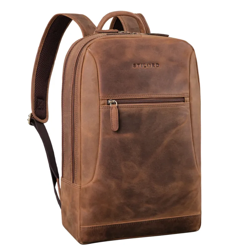 Eleganter Lederrucksack für die Arbeit
