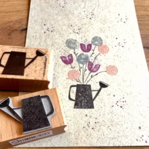 Stempel Gießkanne (Cats on appletrees)