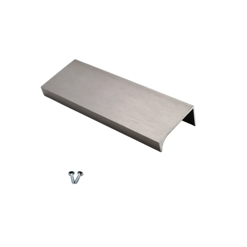 Griffleiste Kantengriff 96mm (116mm Gesamtlänge) - Gebürsteter Edelstahl – Furnica