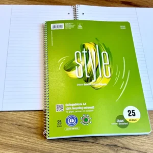 Collegeblock liniert mit Rand Lin.25 70g RC