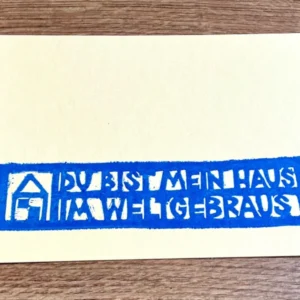 Postkarte Im Weltgebraus (Flitzpost)