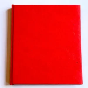 Skizzenbuch 21x24cm 192S. rot 90g gebunden Nepalokta-Cover