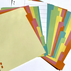 Register A4 farbig Recycling (Q-Connect)°