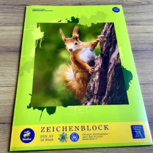 Zeichenblock A3 100g 18Bl. Recycling Ed. Dürer