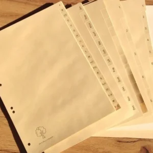 Register Tauen (1-5 /-10/-20) A4 Papier