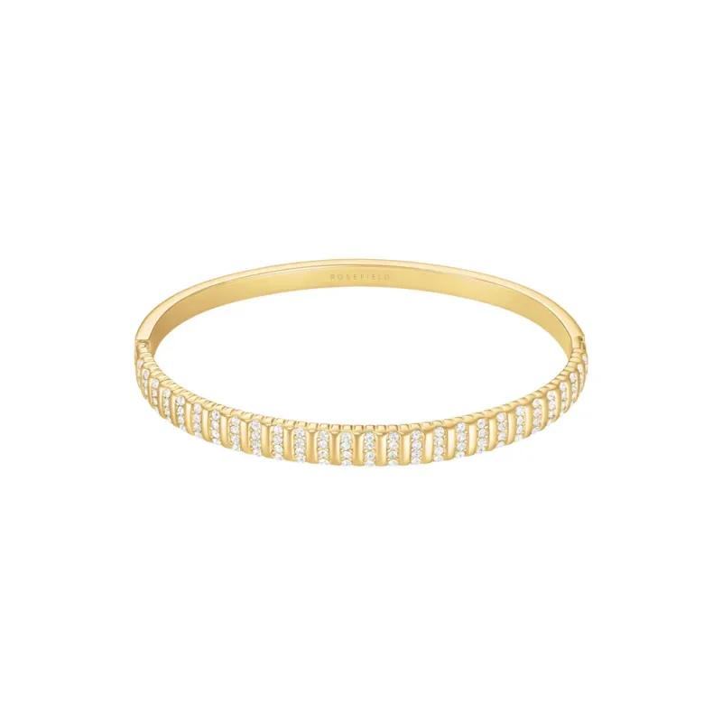 Rosefield Armreif mit Kristallen Gold