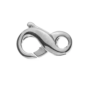 Karabiner Weissgold 750 8-er Form 13x7mm