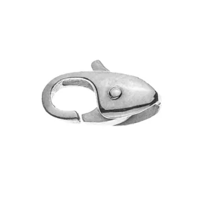 Karabiner Weissgold 375 12x5mm ca. 0.9gr verstiftet Fantasie