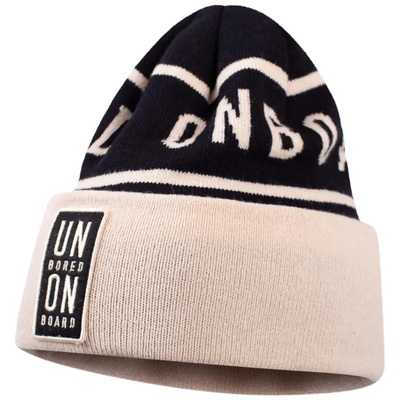 Eivy League Beanie Black & Offwhite Mütze für Damen-Nitrobags-Shop