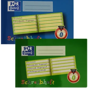 Oxford-Schreiblernheft-Linie-0-DinA5-quer