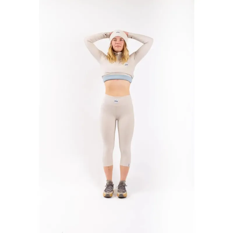 Eivy Pocket Rib 3/4 Tights Snowboard Faded Cloud