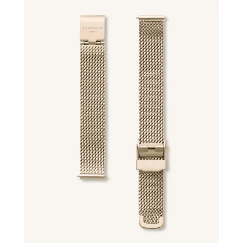 Rosefield Uhrenarmband The Boxy XS Gold 14mm