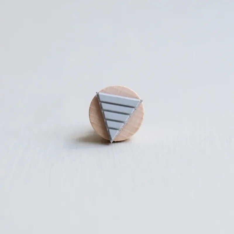 RUBBER STAMP // GARLAND FLAG STRIPED
