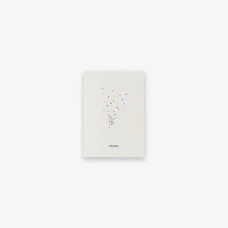 SMALL GREETING CARD // KONFETTI (DANISH)