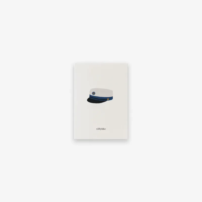 SMALL GREETING CARD // STUDENT (BLÅ) (DANISH)
