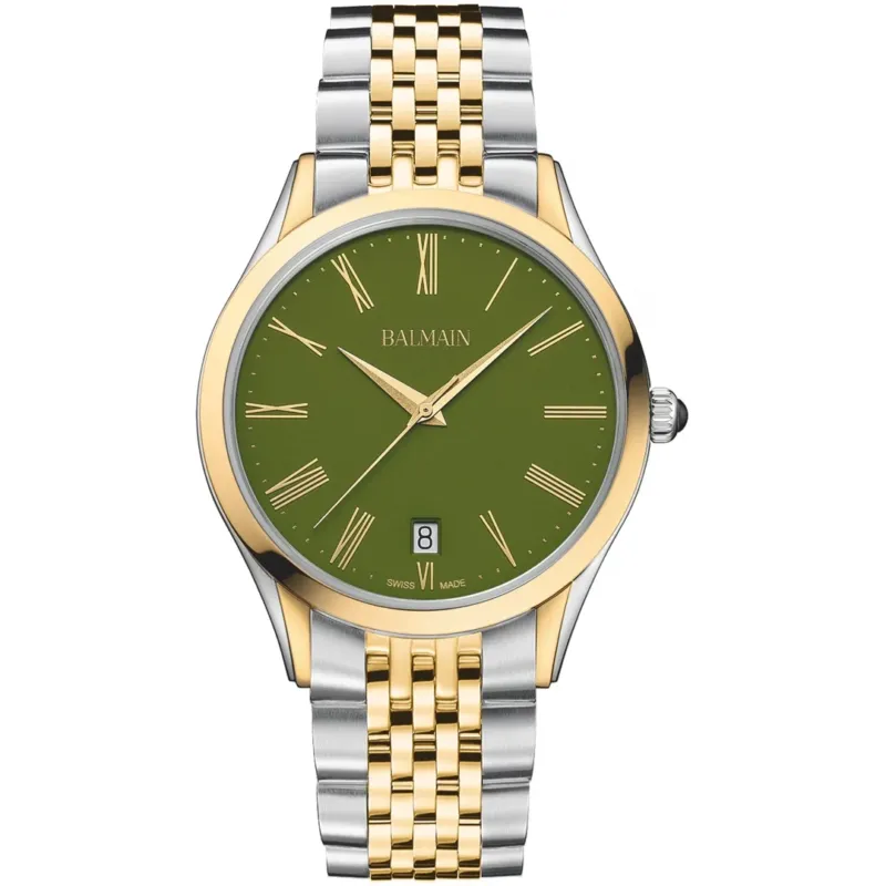 Balmain Classic R Gent 41mm Grün Bicolor – B4102.31.71