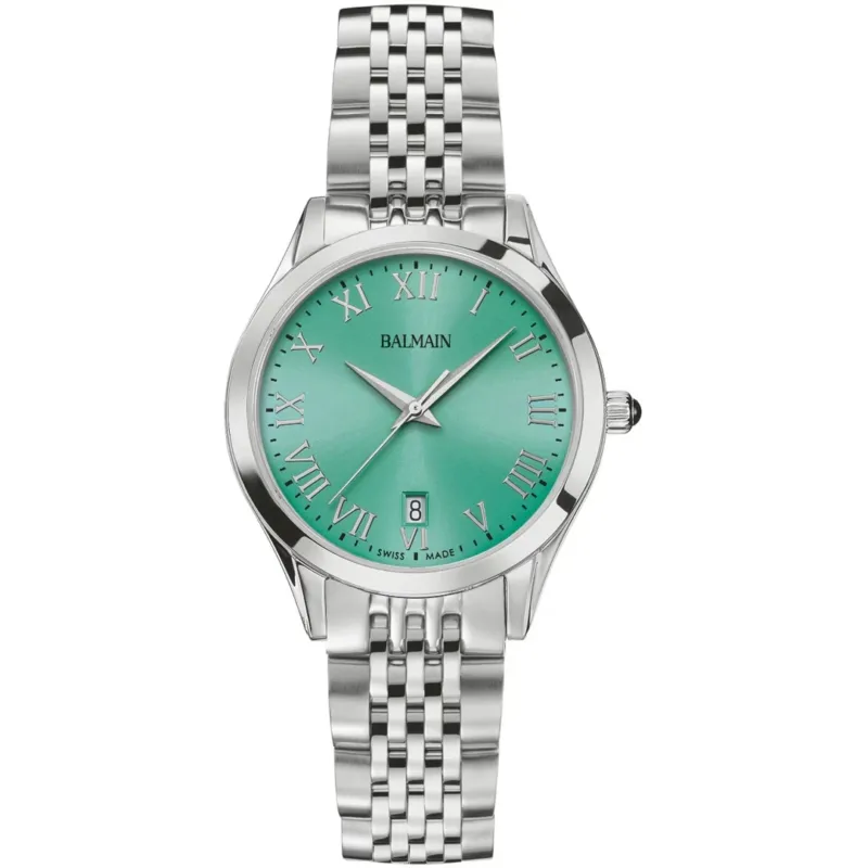 Balmain Classic R Lady 34mm Türkis Silber – B4311.31.72