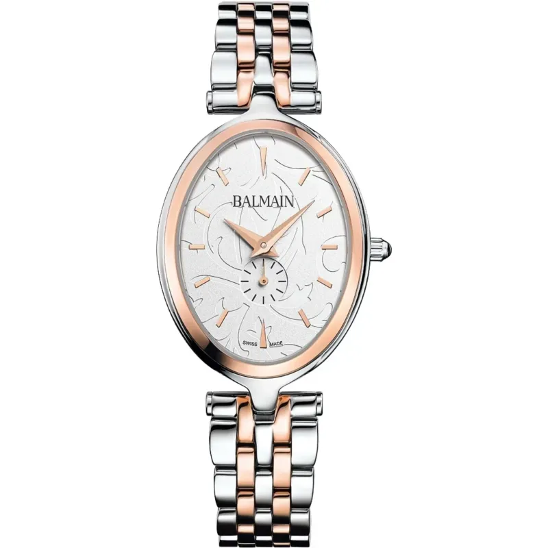 Balmain Haute Elegance Oval Silber Bicolor 31x26mm – B8118.33.15
