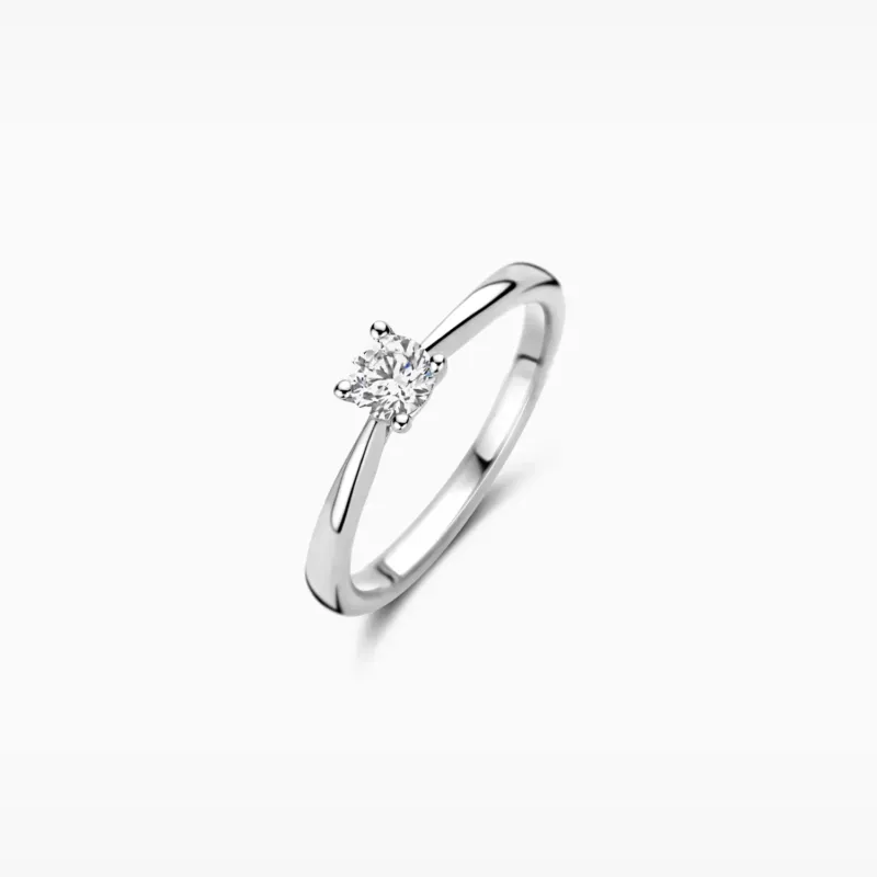 Blush Verlobungsringe in 585/14 Karat Weissgold mit Labordiamant - LG1002W