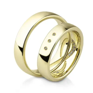 Breuning Trauringe Secret Promise mit Diamanten - 48/06659 & 48/06660