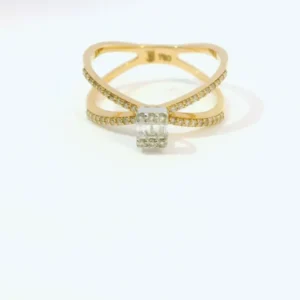 Linden Verlobungsring in 18 Karat - 750 Gelbgold mit Diamanten - BYZ0005017