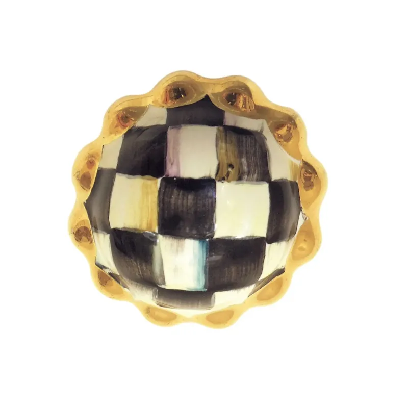 Courtly Check Petit Four Round Knob - |VESIMI Design|