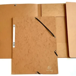 Eckspannmappe braun Gummizugmappe A4 tabak