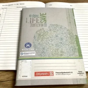 Aufgabenheft A5 48Bl Brunnen Recycling - Polly Paper - Umweltfreundliche Schreibwaren