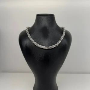 Königskette Collier 65 cm Silber 925 rhodinert - SC-1007/65
