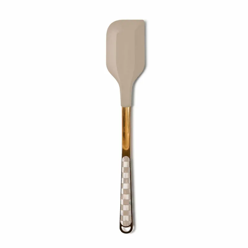Mocha Check Spatula - MacKenzie - Childs 2025 Collection - |VESIMI Design|