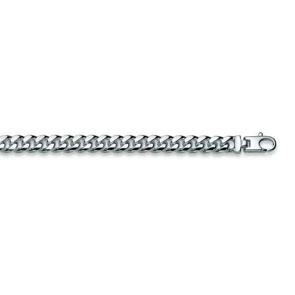 Silber Panzer Armband geschliffen - 6274.00148/1900