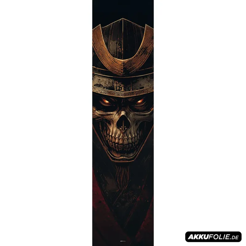 Sons of Battery® - E-MTB Brand & Community Folien & Sticker 60 cm x 14 cm / Samurai 4 Samurai 4 - Akku Sticker Abdeckung Cover Universal / Schutzfolie / für alle E-Bikes Cube und co E-Bike-Community