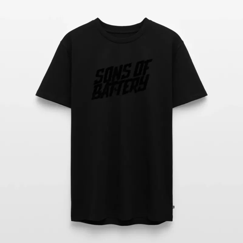 SPOD Männer Premium T-Shirt | Spreadshirt 812 Schwarz / S Signature - Black Flex on Black - Männer Premium T-Shirt E-Bike-Community