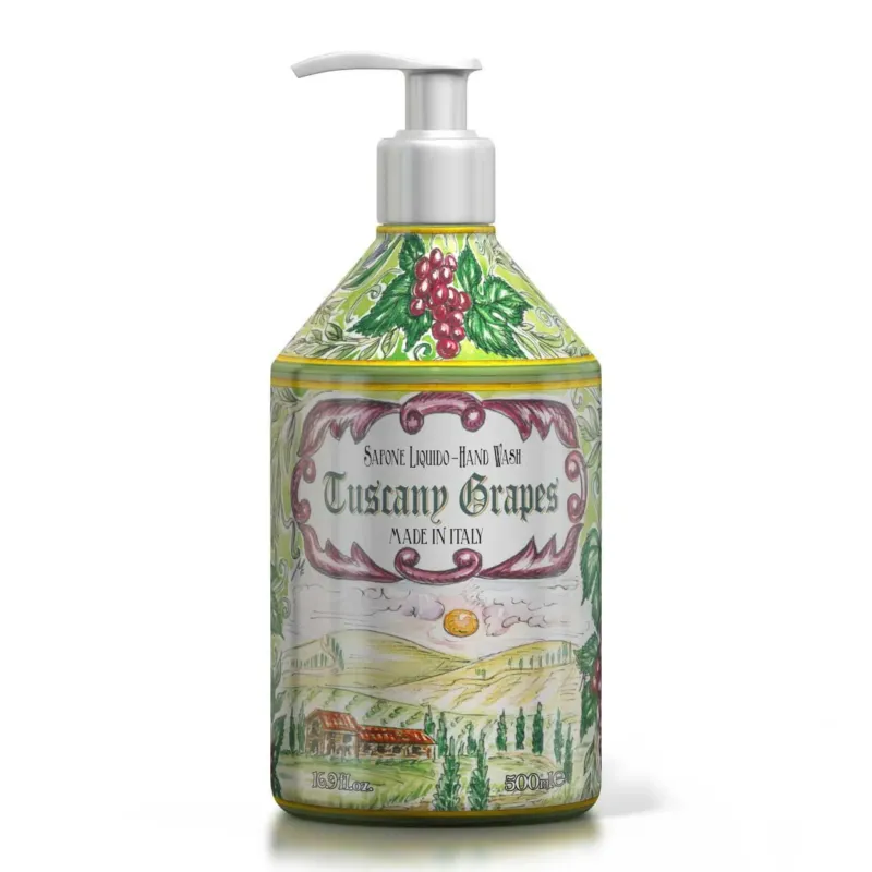 Tuscany Grapes Range - Luxury Liquid Hand Soap 500 ml - |VESIMI Design| Luxury Bathrooms and Home Decor